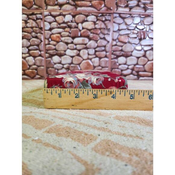 Fabric Travel Jewelry Box Small Compact Case Jewelry Traveling Case Vacation Cas - Picture 6 of 6